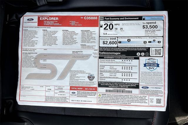 new 2025 Ford Explorer car, priced at $55,898