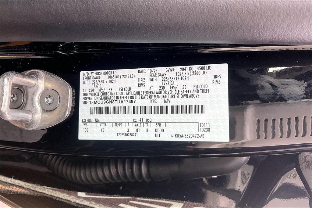 new 2026 Ford Escape car, priced at $33,245