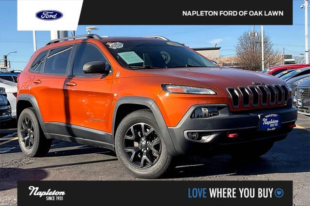 used 2015 Jeep Cherokee car, priced at $12,990