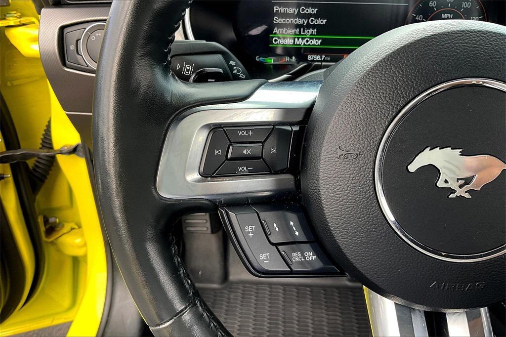 used 2021 Ford Mustang car, priced at $26,385
