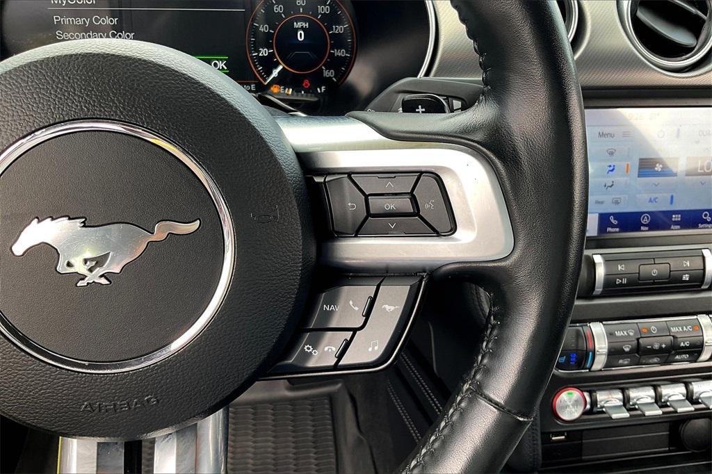 used 2021 Ford Mustang car, priced at $26,385