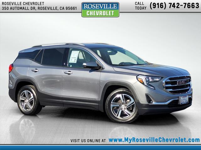 used 2021 GMC Terrain car, priced at $18,499
