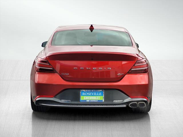 used 2023 Genesis G70 car, priced at $26,091