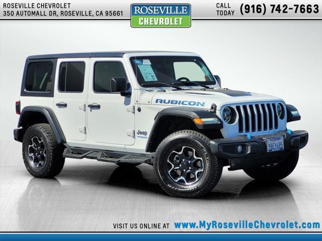 used 2022 Jeep Wrangler Unlimited 4xe car, priced at $35,549