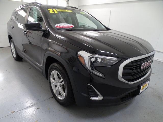 used 2021 GMC Terrain car, priced at $18,995