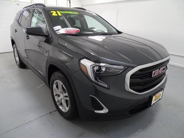 used 2021 GMC Terrain car, priced at $21,795