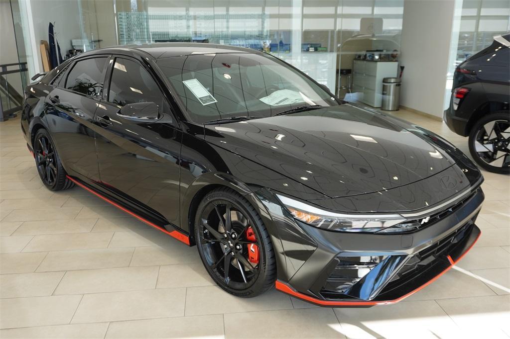 new 2025 Hyundai Elantra N car, priced at $37,868