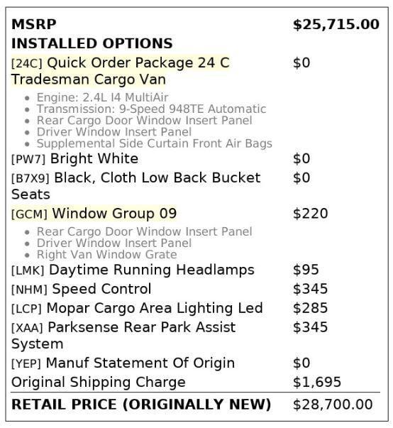 used 2021 Ram ProMaster City car, priced at $15,699