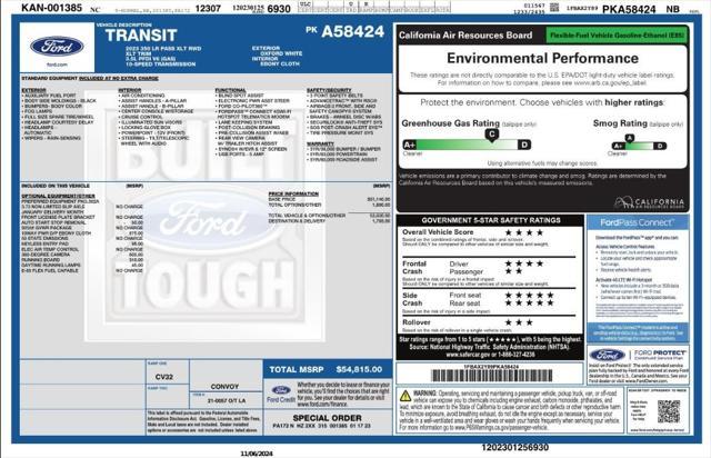 used 2023 Ford Transit-350 car, priced at $46,499