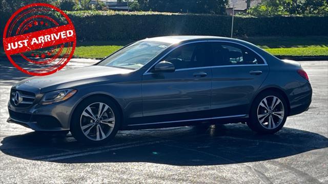 used 2018 Mercedes-Benz C-Class car, priced at $15,799