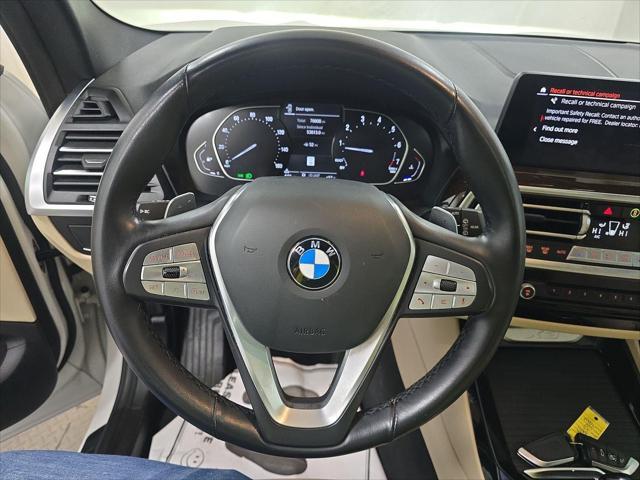 used 2022 BMW X3 car, priced at $24,499