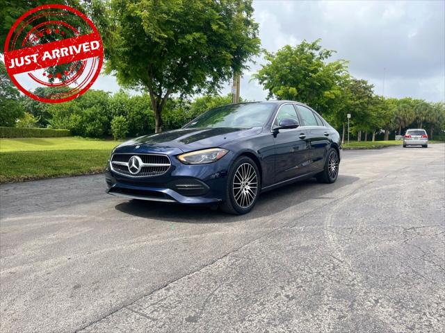 used 2022 Mercedes-Benz C-Class car, priced at $29,499