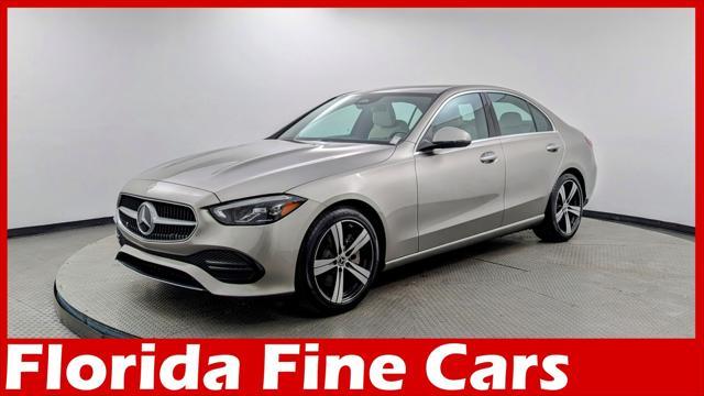 used 2022 Mercedes-Benz C-Class car, priced at $33,999