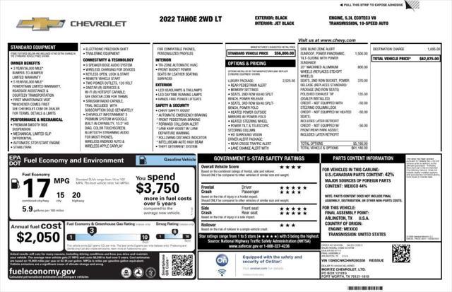 used 2022 Chevrolet Tahoe car, priced at $46,498