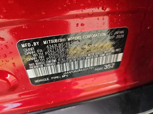 used 2021 Mitsubishi Outlander Sport car, priced at $13,499
