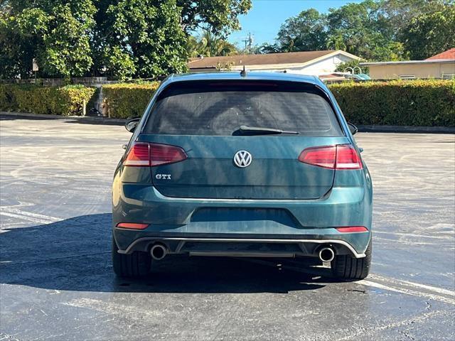 used 2018 Volkswagen Golf GTI car, priced at $14,999