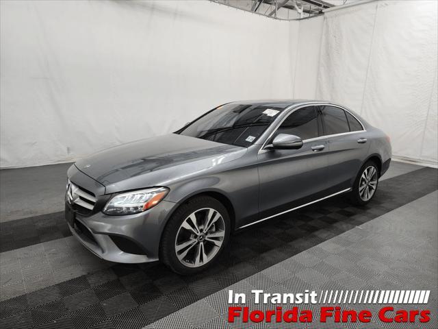 used 2021 Mercedes-Benz C-Class car, priced at $21,999