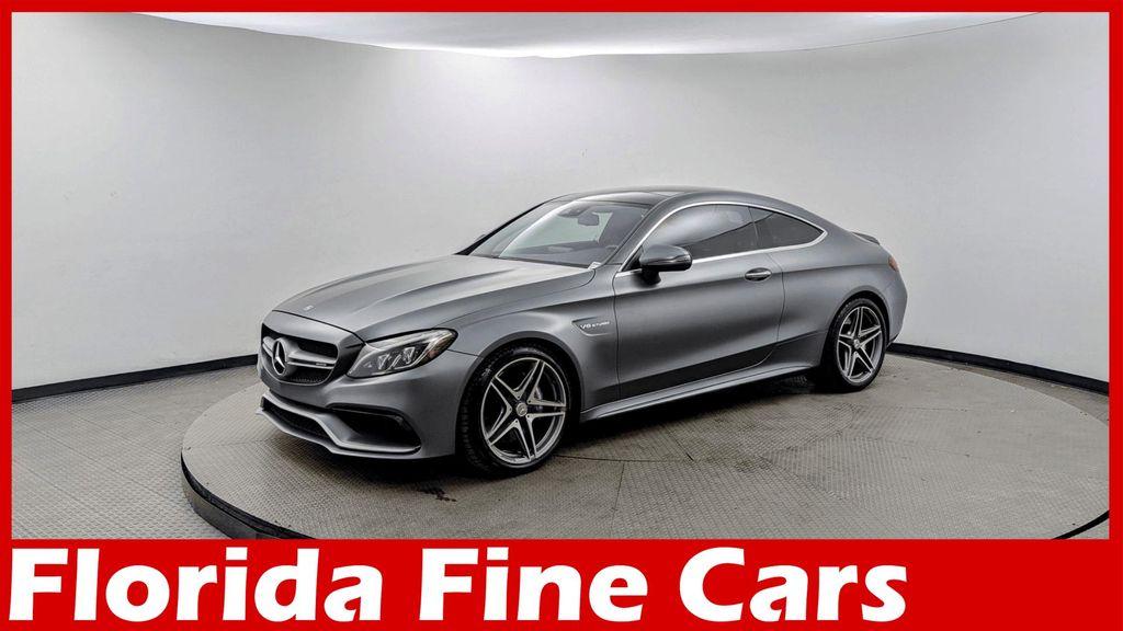 used 2018 Mercedes-Benz AMG C 63 car, priced at $38,999