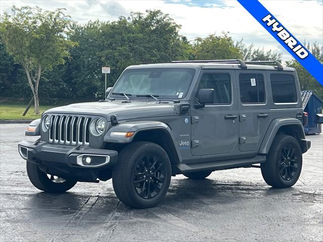 used 2021 Jeep Wrangler Unlimited 4xe car, priced at $28,999