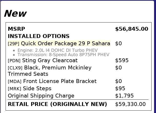 used 2023 Jeep Wrangler 4xe car, priced at $25,099