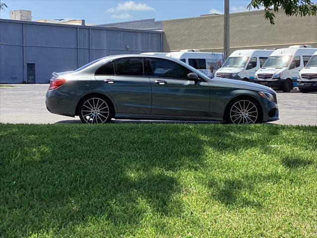 used 2018 Mercedes-Benz AMG C 43 car, priced at $25,999