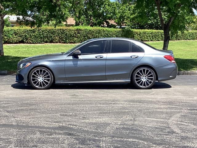 used 2018 Mercedes-Benz AMG C 43 car, priced at $25,999