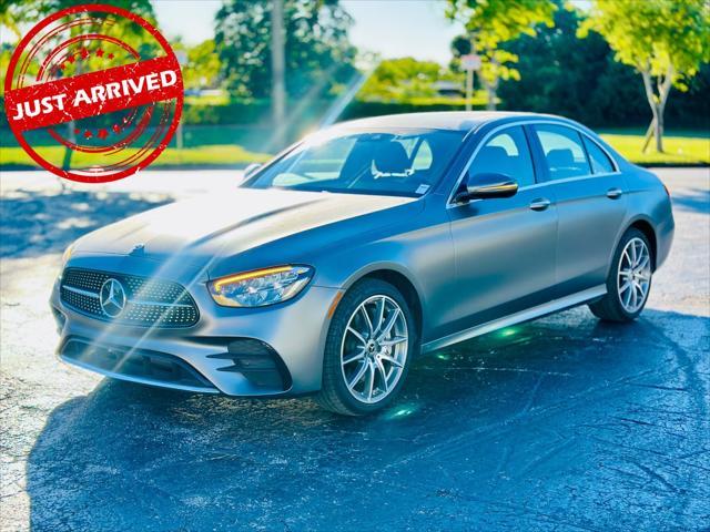 used 2021 Mercedes-Benz E-Class car, priced at $34,999