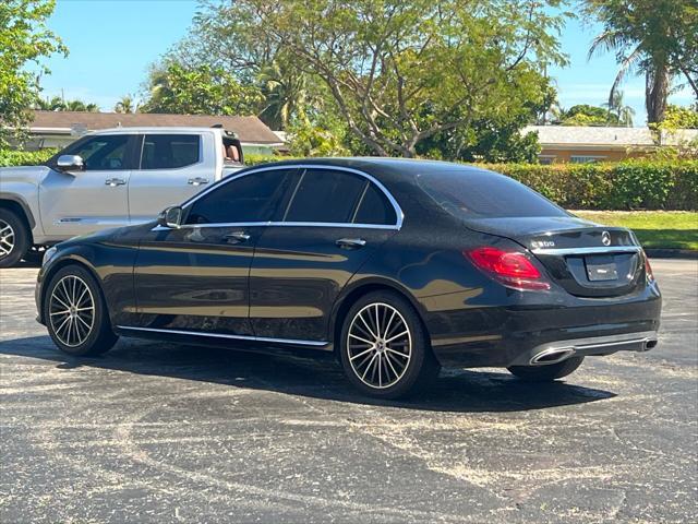 used 2021 Mercedes-Benz C-Class car, priced at $19,499