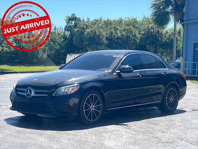 used 2021 Mercedes-Benz C-Class car, priced at $19,499