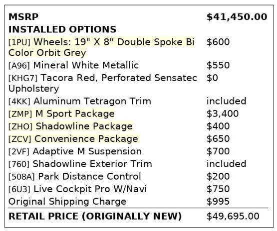 used 2022 BMW 330 car, priced at $27,799