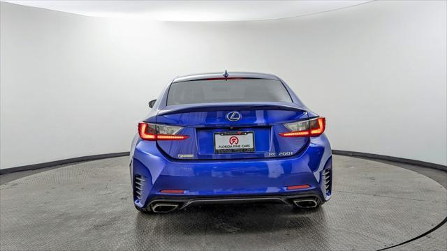 used 2017 Lexus RC 200t car, priced at $21,499