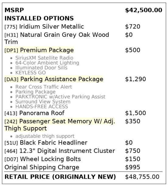 used 2020 Mercedes-Benz GLC 300 car, priced at $20,900