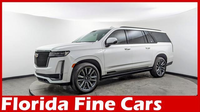 used 2021 Cadillac Escalade ESV car, priced at $58,999