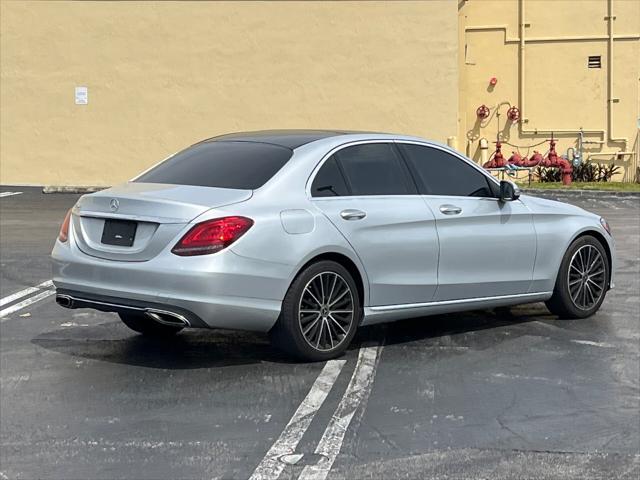 used 2021 Mercedes-Benz C-Class car, priced at $19,999