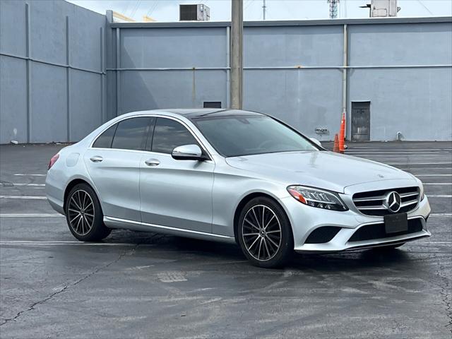 used 2021 Mercedes-Benz C-Class car, priced at $19,999