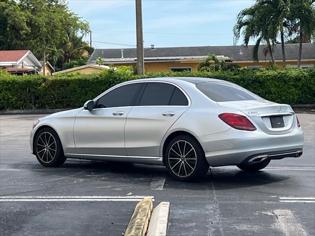 used 2021 Mercedes-Benz C-Class car, priced at $19,999