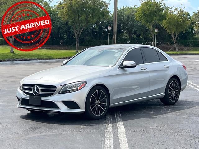 used 2021 Mercedes-Benz C-Class car, priced at $19,999