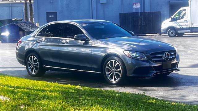 used 2018 Mercedes-Benz C-Class car, priced at $15,999