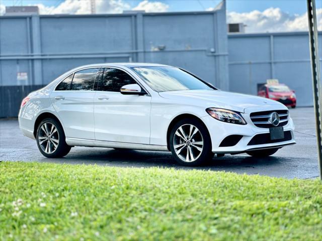 used 2021 Mercedes-Benz C-Class car, priced at $23,799