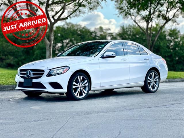 used 2021 Mercedes-Benz C-Class car, priced at $23,799