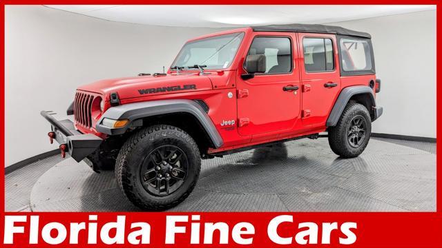 used 2018 Jeep Wrangler Unlimited car, priced at $20,499