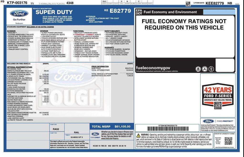 used 2019 Ford F-350 car, priced at $50,499