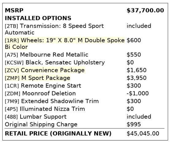used 2021 BMW 228 Gran Coupe car, priced at $24,999