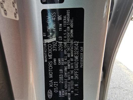 used 2021 Kia Forte car, priced at $12,299