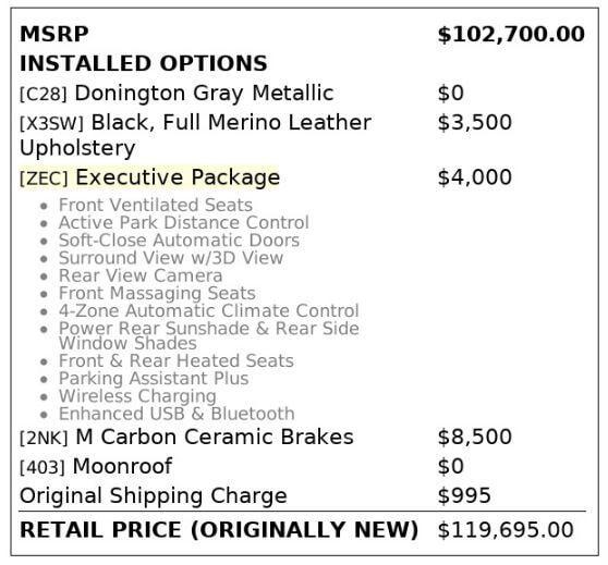 used 2019 BMW M5 car, priced at $41,998