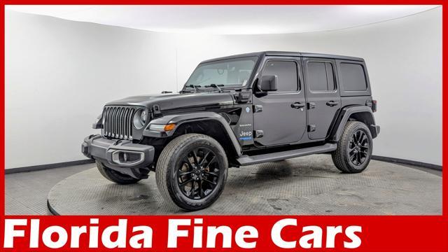 used 2021 Jeep Wrangler Unlimited 4xe car, priced at $26,999