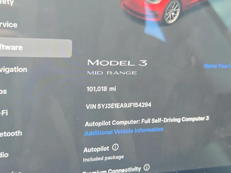 used 2018 Tesla Model 3 car, priced at $15,999