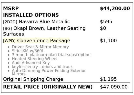 used 2023 Audi Q5 car, priced at $25,499