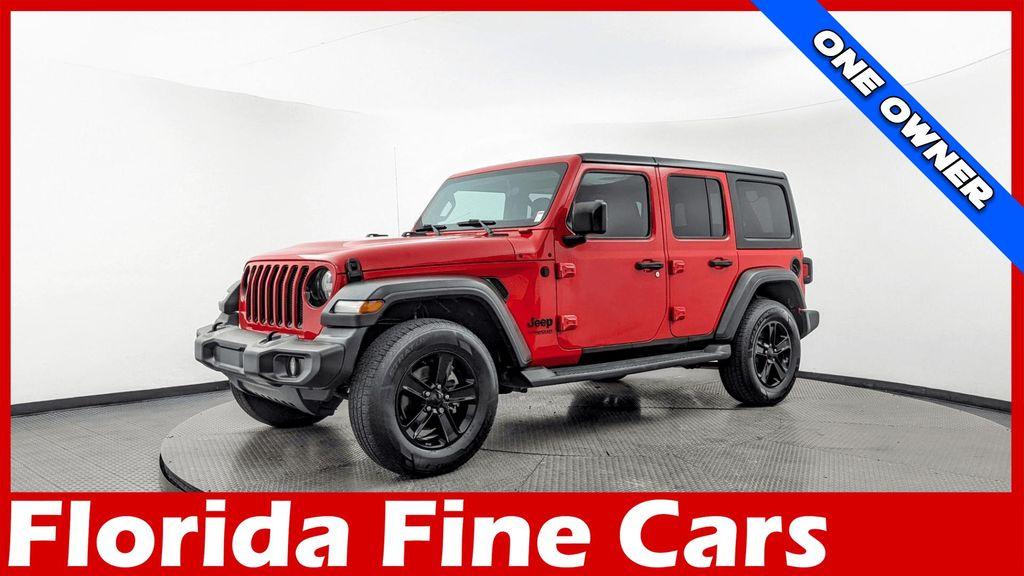 used 2021 Jeep Wrangler Unlimited car, priced at $22,799