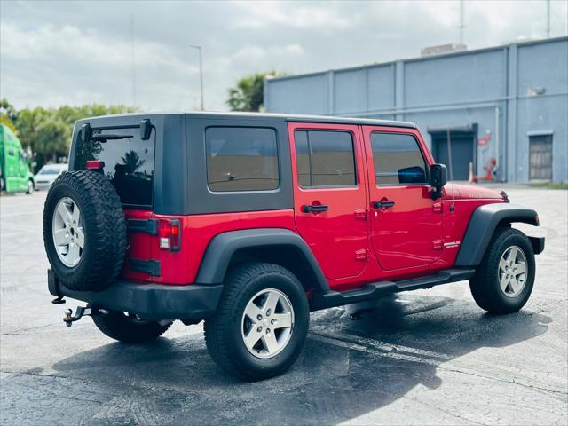 used 2010 Jeep Wrangler Unlimited car, priced at $11,799